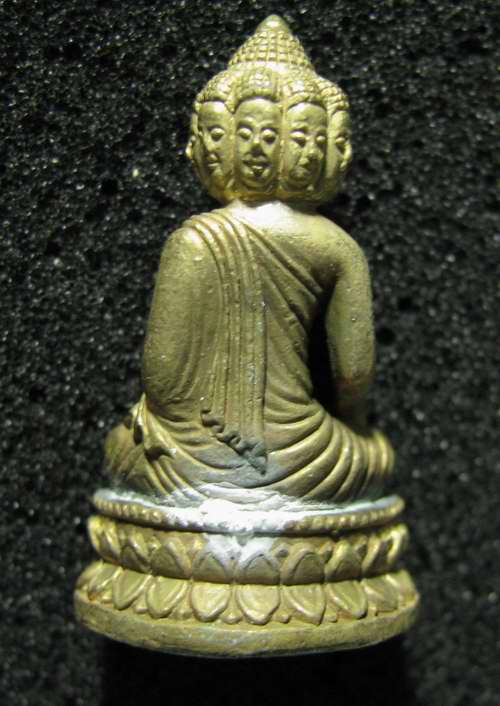 พระมหาเศรษฐีนวโกฏิ เนื้อทองทิพย์ หลวงปู่จอม นาคเสโน กล่อง