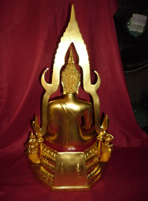 พระพุทธชินราชปิดทองแท้ 9 นิ้วพระบ้านราคาแบ่งบูชา
