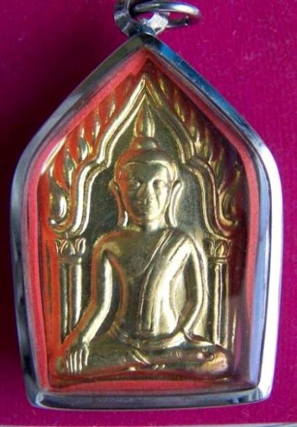 หลวงปู่รอด พระขุนแผน ทองแดงกะไหล่ทอง