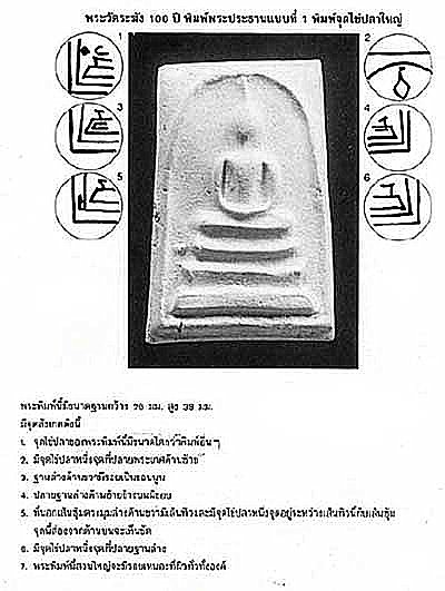 สมเด็จวัดระฆังฯ อนุสรณ์ 100 ปี (ปี2515) พิมพ์จุดไข่ปลาใหญ่