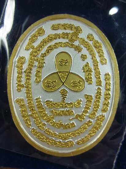 เหรียญ ปรกไตรมาส51 หลวงพ่อสาคร เนื้อสามกษัตริย์ พระสวย ผิวสวย หมายเลข 809
