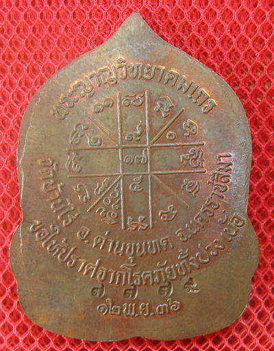 เหรียญ รุ่นสิริมงคล เนื้อทองเเดง ปี 36 หมายเลข 7779