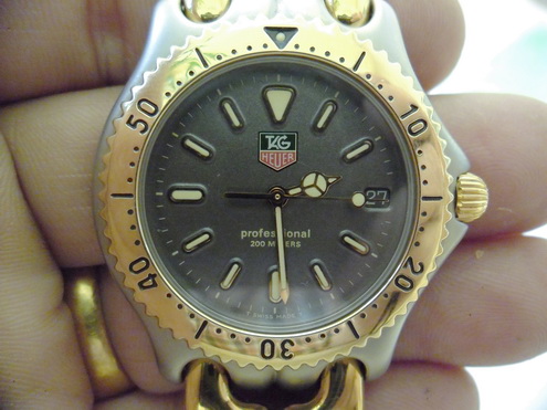 ขายTAG-HEUER ก้างปลา 2กษ. หน้าเทาชั้นเดียว Kingsizeของแท้100% สวยเก่าเก็บครับ