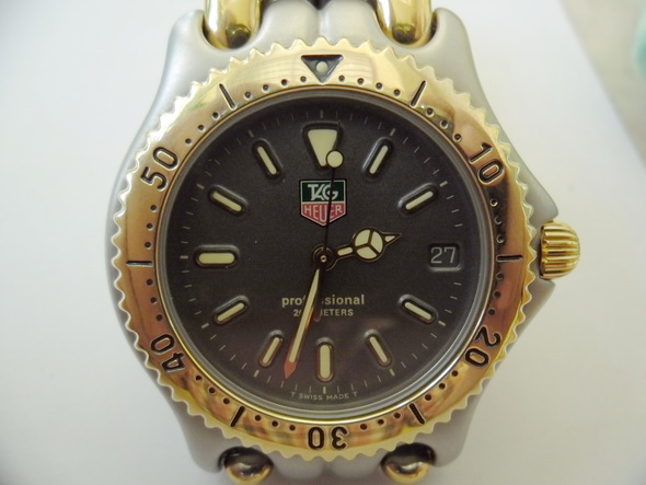 ขายTAG-HEUER ก้างปลา 2กษ. หน้าเทาชั้นเดียว Kingsizeของแท้100% สวยเก่าเก็บครับ