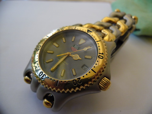 ขายTAG-HEUER ก้างปลา 2กษ. หน้าเทาชั้นเดียว Kingsizeของแท้100% สวยเก่าเก็บครับ