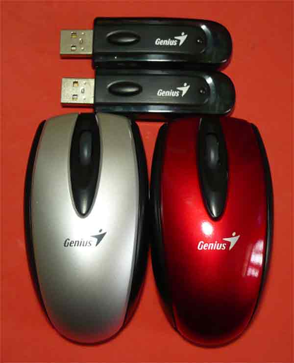 Genius Mouse ไร้สายรูปทรงเล็กกระทัดรัด (มือ2)