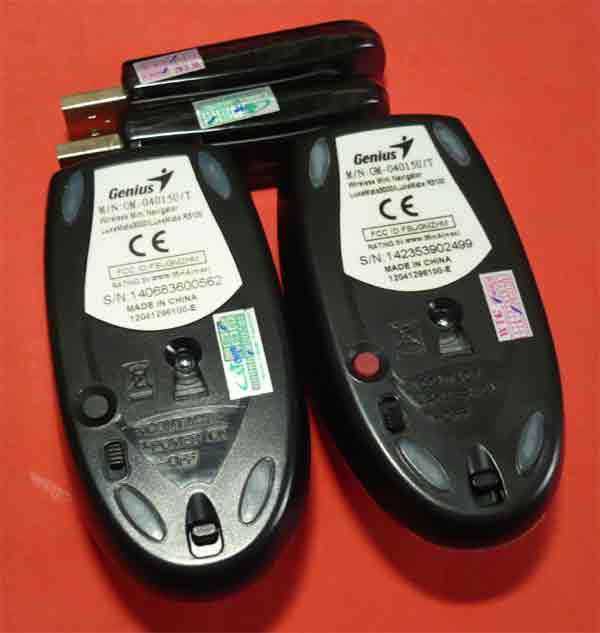 Genius Mouse ไร้สายรูปทรงเล็กกระทัดรัด (มือ2)