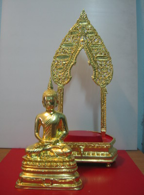 พระนิรันตรายปิดทองแท้หน้าตัก 5 นิ้ว