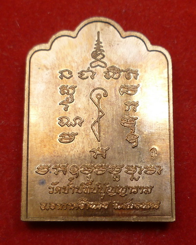 หลวงปู่ผ่าน รุ่น30 ซุ้มเรือนแก้ว เนื้อทองแดง(1)