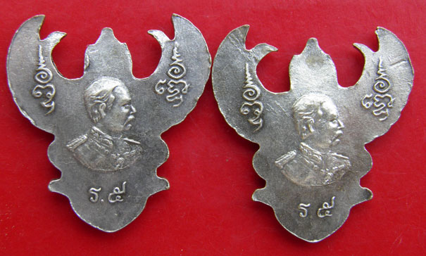 พญาครุฑ หลังเสด็จพ่อ ร.5 เนื้ออาปาก้า 2 องค์