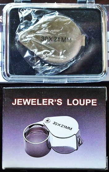 กล้องส่องพระ Jewelers Loupe 30 X 21 MM (สินค้าใหม่) -เคาะเดียว- เร่ง Feedback กันครับ