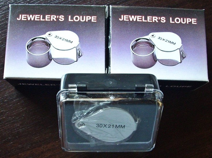 กล้องส่องพระ Jewelers Loupe 30 X 21 MM (สินค้าใหม่) -เคาะเดียว- เร่ง Feedback กันครับ