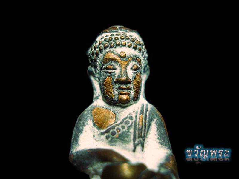 พระกริ่ง อุปคุต จกบาตร (แบ่งลาภ) เนื้อแดง รุ่นแรก หลวงปู่คำบุ คุตฺตจิตโต พิเศษตอก 2 โค็ดครับผม