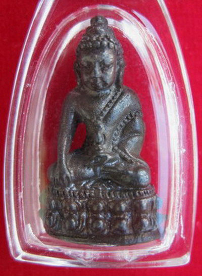 พระกริ่งหลวงปู่ชอบ ฐานสโม เนื้อนวะ ปี 2537