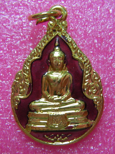 พระพุทธโสธร ลงยาสีแดง กระไหล่ทอง สนุกๆ ครับ