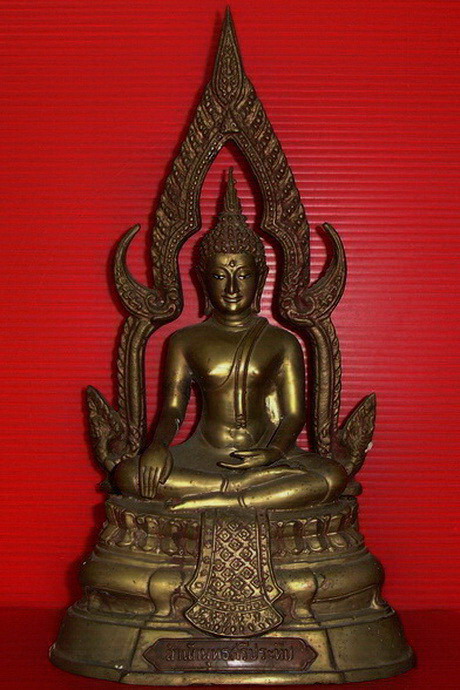 ** พระพุทธชินราชบูชา เนื้อทองผสม ตามุก ซุ้มถอดได้ สวยมากค่ะ **