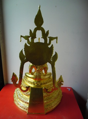 องค์ปฐมหลวงพ่อฤาษีลิงดำวัดท่าซูงอุทัยธานีปิดทองแท้ 5 นิ้ว