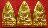 หลวงปู่ทวด พิมพ์เตารีดใหญ่ 3 องค์ เนื้อเปียกทอง วัดในหาน อ.นอง อ.ทอง อ.สุภา ร่วมปลุกเสก ปี 36
