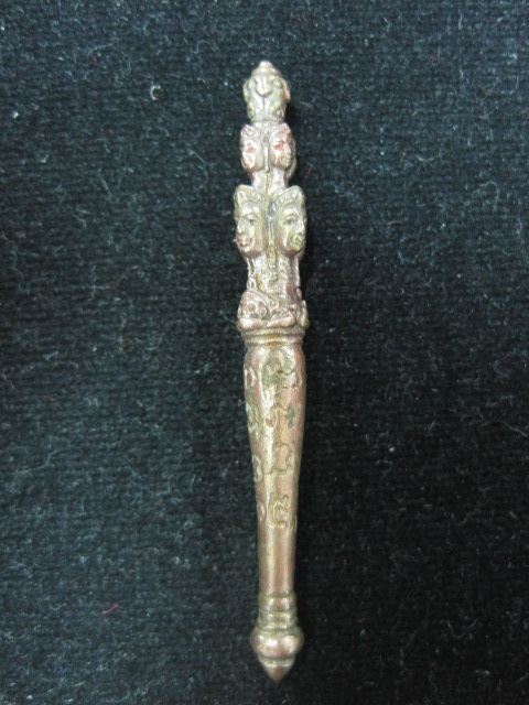 คฑาเศียรเทพหลักเมือง เนื่อสัมฤทธิ์ จ.นครศรีธรรมราช พ.ศ.2550