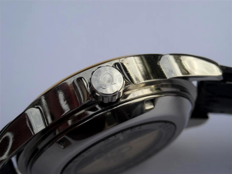 " วัดใจ เคาะเดียว " Omega Deville automatic หน้าขาว ขอบทอง