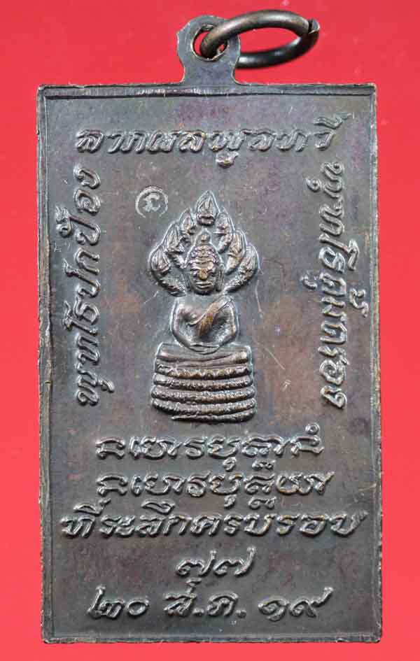 เหรียญรุ่น 100 หลวงปู่ฝั้น อาจาโร วัดป่าอุดมสมพร สกลนคร ปี ๒๕๑๙ 3