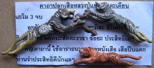 เสือเดือนเพ็ญ รุ่นพิเศษ 9 ตะวัน 1 จันทรา 1 ชุด หลวงปู่แย้ม วัดตะเคียน นนทบุรี