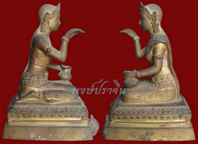 นางกวักขนาดบูชาหลวงพ่อสนิท วัดลำบัวลอย จ.นครนายก