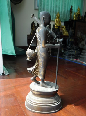 พระสีวลีวัดใหญ่พรหมประทานชลบุรีสูง 16 นิ้ว