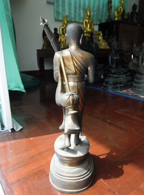 พระสีวลีวัดใหญ่พรหมประทานชลบุรีสูง 16 นิ้ว
