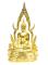 พระพุทธชินราชทองเหลือง ปิดทองแท้ หน้าตัก 5นิ้ว