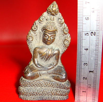 (1000)พระนาคปกสูงประมาณ 7 ซม.หนักพอสมควรไม่ทราบที่ใหนค่ะ