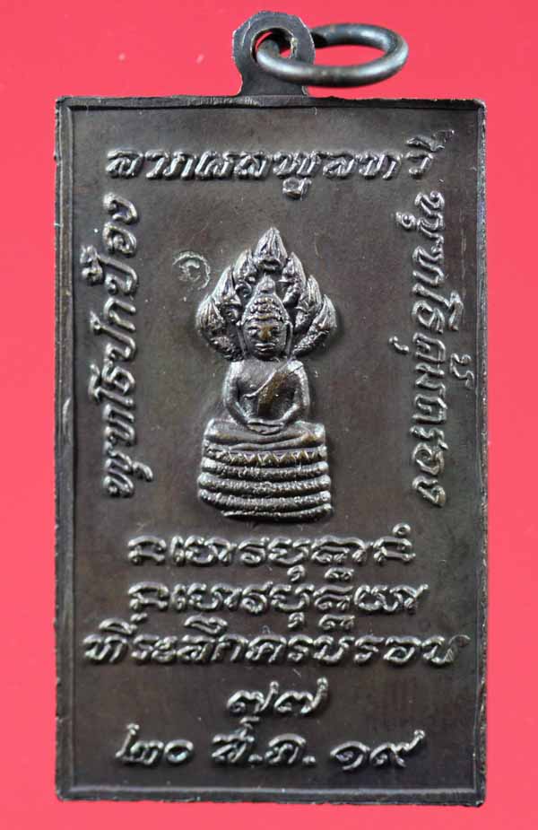 เหรียญรุ่น 100 หลวงปู่ฝั้น อาจาโร วัดป่าอุดมสมพร สกลนคร ปี ๒๕๑๙ 1