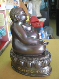 สังกัจจายหลวงพ่อแพวัดพิกุลทอง 5 นิ้ว จารมือ