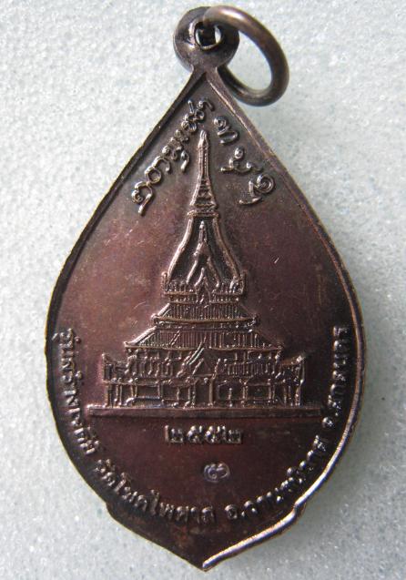 เหรียญรุ่น 5 หลวงตาแตงอ่อน กลยาณธมโม วัดป่าธรรมนิเวศวนาราม อ.วานรนิวาส จ.สกลนคร ปี52