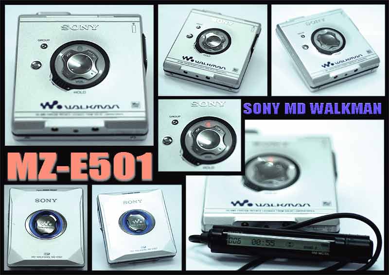 เครื่องเล่น SONY MD WALKMAN รุ่น MZ-E501