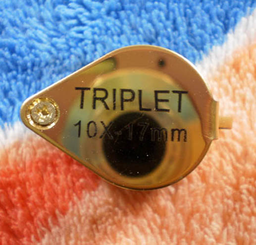 วัดใจเคาะเดียวครับกล้องส่องพระสุดไฮโซTRIPLET10Xสีทองไมครอนเลนส์แก้วใสคุณภาพเยี่ยม