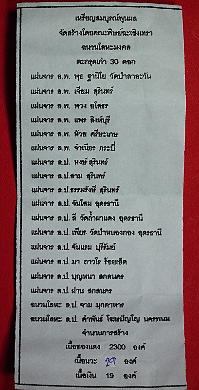 เหรียญสมบูรณ์พูนผล หลวงตาบุญหนา ธมฺมทินโน ฉนวนโลหะมงคล เนื้อทองแดงครับ
