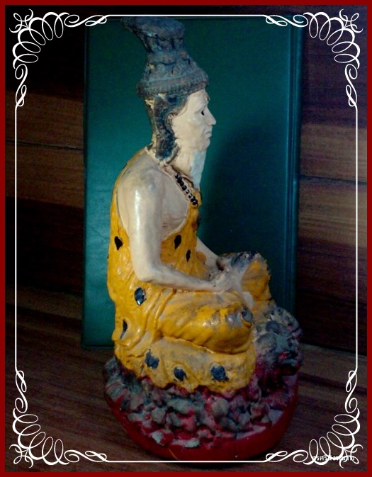 @@@....พระบูชาปู่ฤาษี นั้งเสือ สวย เดิม ..@@@