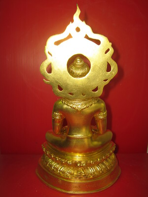 เมืองฟ้าแดดจังหวัดกาฬสินธุ์ปิดทองแท้หน้าตัก 5 นิ้ว
