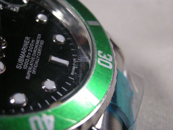 ROLEX SUBMARINE ขอบเขียวหน้าดำ