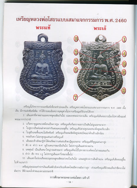 หนังสือ การศึกษา หลวงพ่อพุทธโสธร แท้ - เก๊