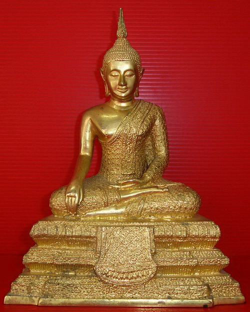 ** พระบูชาหลวงพ่อโต วัดใหม่กระทุ่มล้ม กะไหล่ทอง สวยมากค่ะ **