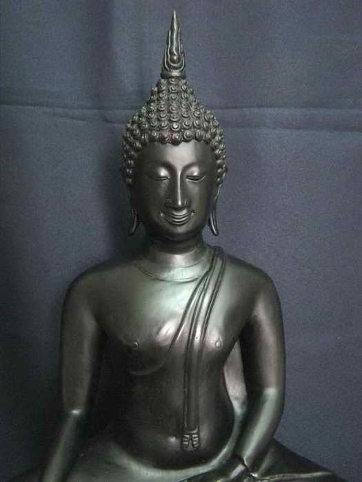 พระบูชากฐินต้น ภปร. วัดเทวสังฆาราม (วัดเหนือ)((((ย้อนยุค)))) ปี พ.ศ.2506 ขนาดหน้าตัก 9 นิ้วครับ