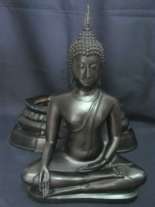 พระบูชากฐินต้น ภปร. วัดเทวสังฆาราม (วัดเหนือ)((((ย้อนยุค)))) ปี พ.ศ.2506 ขนาดหน้าตัก 9 นิ้วครับ