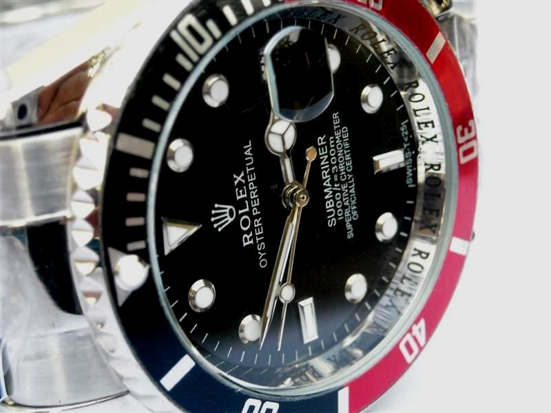 ROLEX SUBMARINE ขอบเซรามิคเเดงดำหน้าดำ
