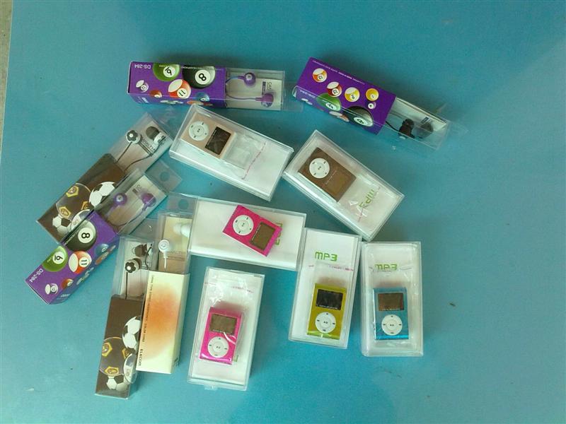 เครื่องเล่น mini MP3 เสียง สเตอริโอ เคาะเดียว