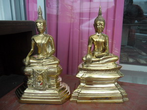 หลวงพ่อพระเสริม+หลวงพ่อพระใสหน้าตัก 5 นิ้ว
