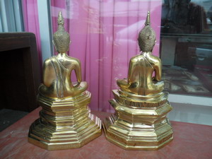 หลวงพ่อพระเสริม+หลวงพ่อพระใสหน้าตัก 5 นิ้ว