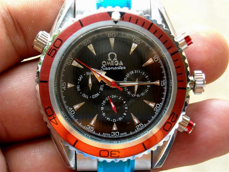 OMEGA SEAMASTER ขอบส้ม