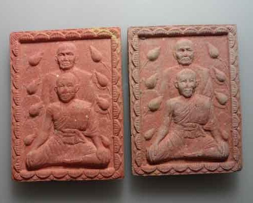 *** จ.ปทุมธานี *** พระผงจัมโบ้หนุนดวง หลวงพ่อชำนาญ วัดบางกุฎีทอง (๒องค์)